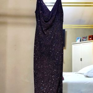 ♦️Shimmer black dress  Black Sparkles, size Small Holiday Glam..